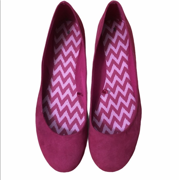 Shoes - Magenta Flats